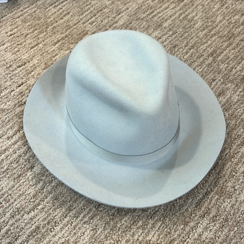 Rag & Bone Light Blue Wool Fedora